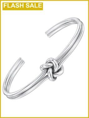 Handmade Sterling Silver Cuff Bracelet, Adjustable Size Unisex Jewelry
